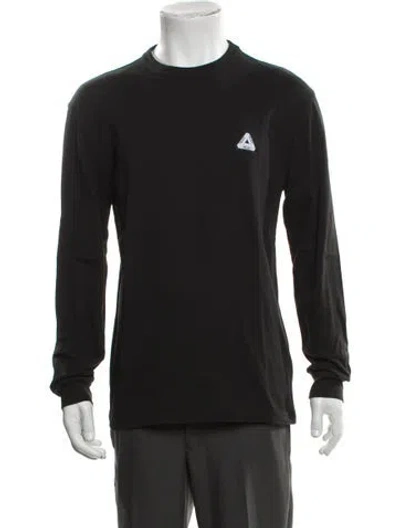 Pre-owned Palace Skateboards Graphic Print Crew Neck T-shirt In Black