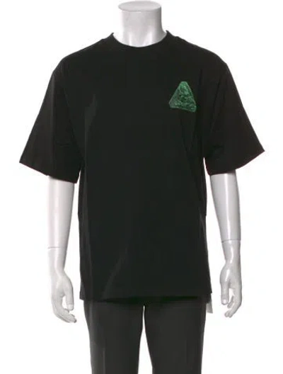 Pre-owned Palace Skateboards Graphic Print Crew Neck T-shirt In Black