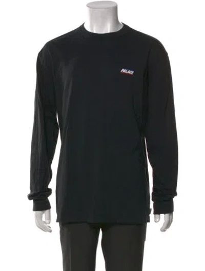 Pre-owned Palace Skateboards Graphic Print Crew Neck T-shirt In Black