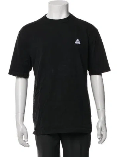 Pre-owned Palace Skateboards Graphic Print Crew Neck T-shirt In Black