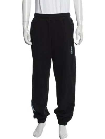 Pre-owned Palace Skateboards Graphic Print Lounge Bottoms In Black