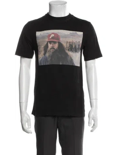 Pre-owned Palace Skateboards Graphic Print Short Sleeve Shirt In Black