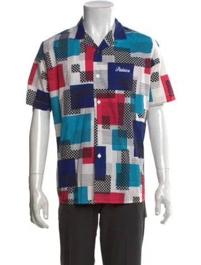 Pre-owned Palace Skateboards Graphic Print Short Sleeve Shirt W/ Tags In Neutrals