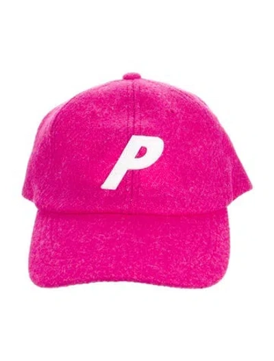 Pre-owned Palace Skateboards Harris Tweed P 6-panel W/ Tags In Pink