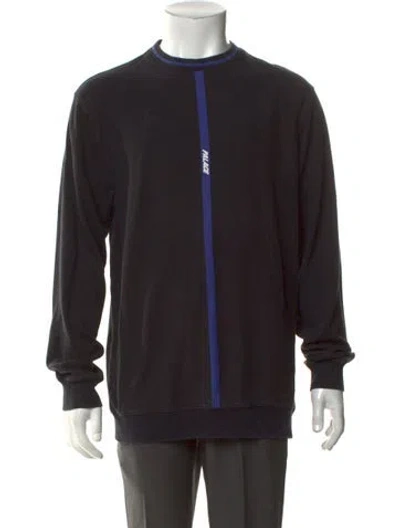 Pre-owned Palace Skateboards Interlocking G Logo Crew Neck T-shirt In Black