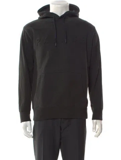 Pre-owned Palace Skateboards Mock Neck Long Sleeve Hoodie In Black