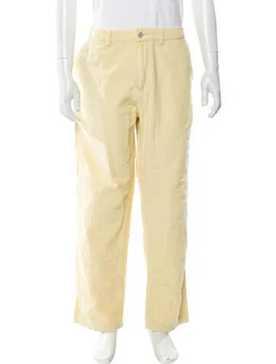 Pre-owned Palace Skateboards Pants In Yellow
