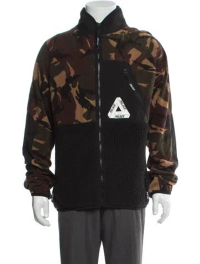 Pre-owned Palace Skateboards Printed Utility Jacket In Green
