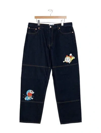 Pre-owned Palace Skateboards Relaxed Fit Jeans In Blue