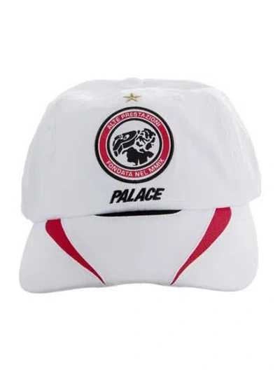 Pre-owned Palace Skateboards Six Panel Hat In White