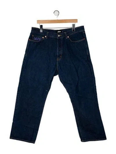 Pre-owned Palace Skateboards Straight-leg Jeans In Blue