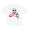 Palace Skeledon White Triangle Skeleton Pattern Short Sleeve Unisex In White
