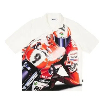 Palace Skrrt Shirt 'white' In Red