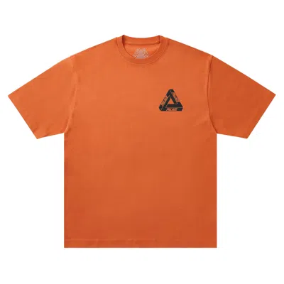 Pre-owned Palace Skull Tri T-shirt 'pop Orange' | Men's Size M