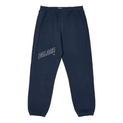 Palace Slant Zip Joggers 'blue'