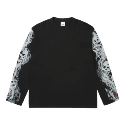 Palace Smoked Waffle Long-sleeve 'black'