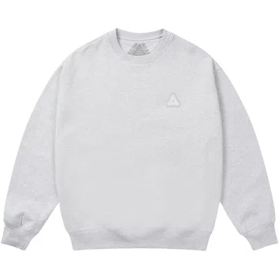 Pre-owned Palace Sofar Crew 'grey Marl' | Men's Size Xl In Gray