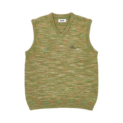 Pre-owned Palace Space Knit Vest 'green' | Men's Size Xl