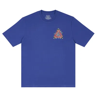 Pre-owned Palace Speaker P-3 T-shirt 'ultra' In Blue
