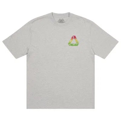 Pre-owned Palace Spectrum P3 T-shirt 'grey Marl'