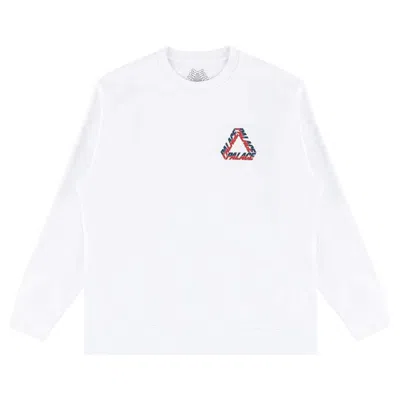 Pre-owned Palace Split P3 Crew 'white'