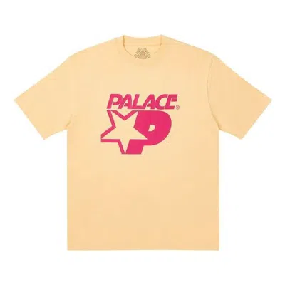 Palace Sporty Yellow Alphabet Logo Short Sleeve Unisex