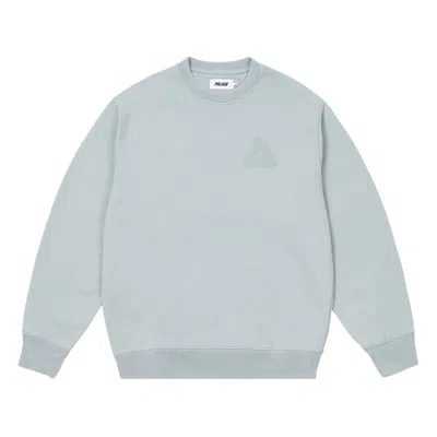 Pre-owned Palace Spray Tri-ferg Crew 'hazy Blue' | Men's Size Xl