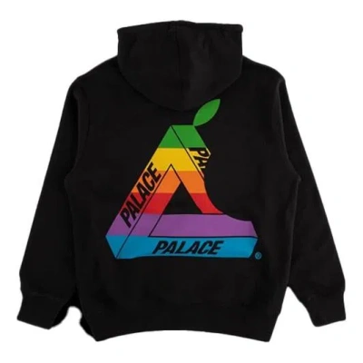 Palace Ss19 Jobsworth Hood Triangle Logo Pattern Black