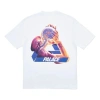 Palace Ss20 Tri-gaine T-shirt White Back Large Triangle Short Sleeve Unisex In White