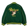 Palace Ss21 Chain Stitch Bomber Jacket Unisex Green