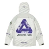 Palace Ss21 X Amg Crossover Gore-tex Jacket White Logo Printing Hooded Jacket