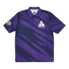 Palace Ss21 X Amg Crossover Polo Purple Triangle Logo Tie Dye Short Sleeve Polo Shirt Unisex In Purple