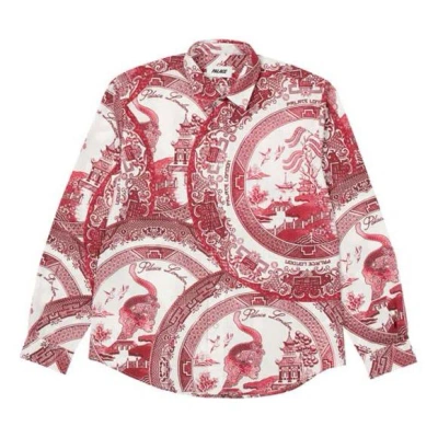 Palace Ss22 China Plate Shirt 'red'