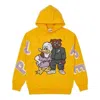 Palace Ss22 Dog And Duck Drop Shoulder Hoodie 'yellow'