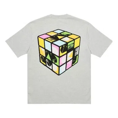 Palace Ss22 Dont Be Square T-shirt 'grey' In White