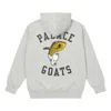 Palace Ss22 Goats Hoodie 'grey' In Gray