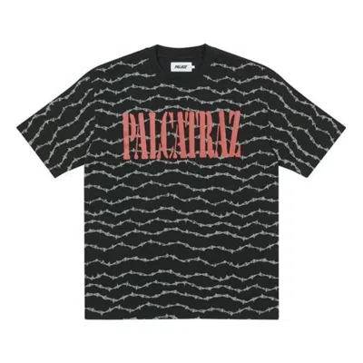 Palace Ss22 Palcatraz T-shirt 'black' In Multi
