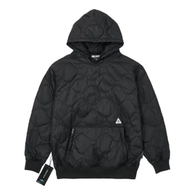 Palace Ss22 Pertex Quilter Hoodie 'black'