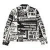 Palace Ss22 Tabloid Denim Jacket 'black'