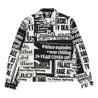 Palace Ss22 Tabloid Denim Jacket 'black'