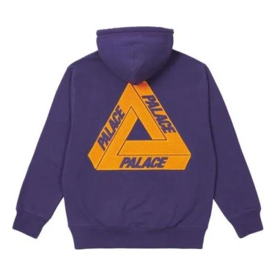 Palace Ss22 Tri-mesh Hoodie 'purple' In Blue