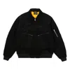 Palace Ss23 Cord Ma-1 Jacket 'black'