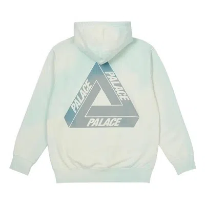 Palace Ss23 Reacto Tri-ferg Hoodie 'green' In White