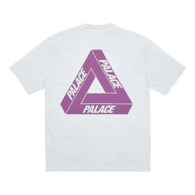Palace Ss23 Reacto Tri-ferg T-shirt 'blue' In White