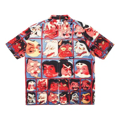 Palace Ss24 D-man Shirt 'masks' In Multi