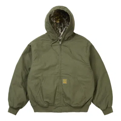 Palace Ss26 Realtree Reversible Jacket 'the Deep Green'
