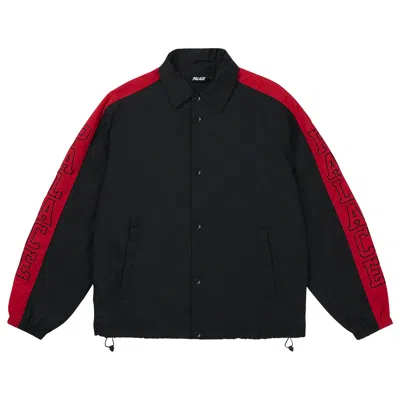 Pre-owned Palace Stacked Coach Jacket 'black' | Men's Size Xl