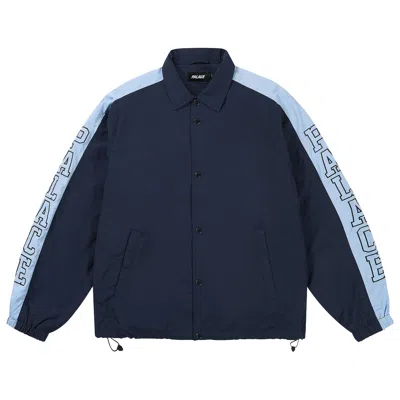 Pre-owned Palace Stacked Coach Jacket 'navy' | Blue | Men's Size Xl