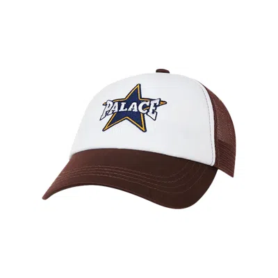 Pre-owned Palace Star Logo Trucker 'brown' | Men's Size Onesize