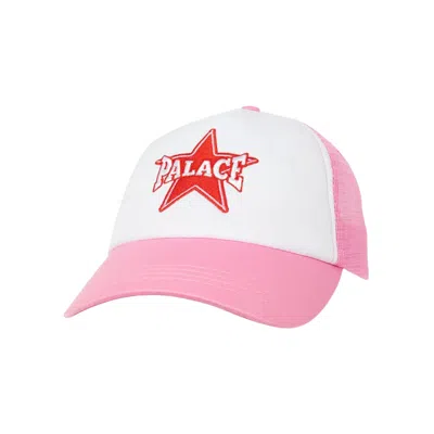 Pre-owned Palace Star Logo Trucker 'pink' | Men's Size Onesize